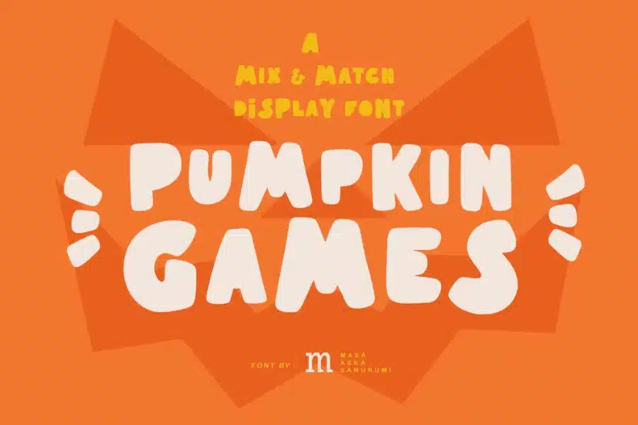 Pumpkin Game Pumpkin Font