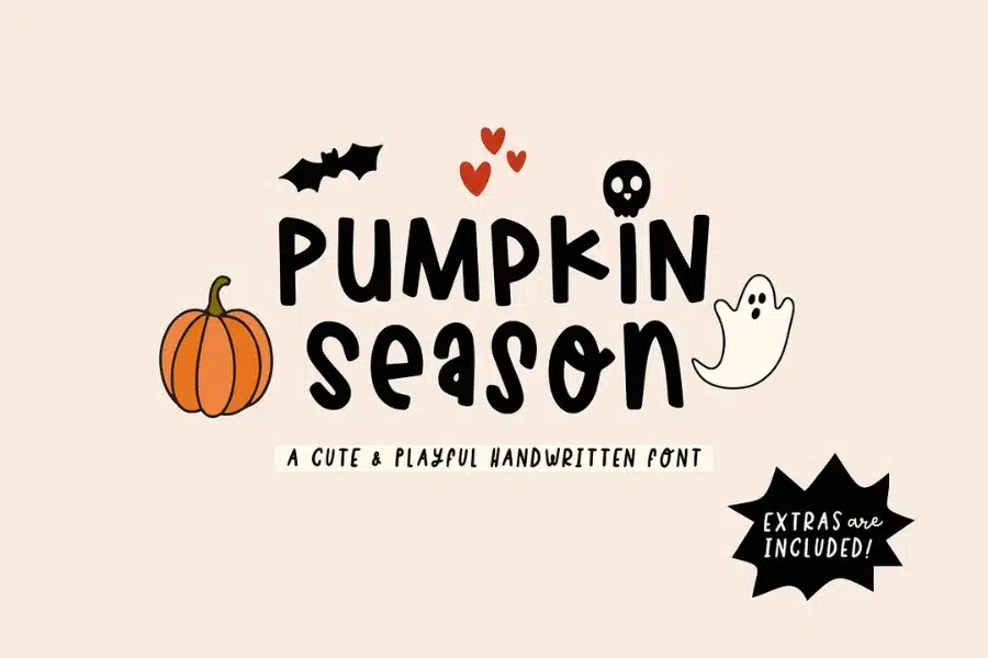 Pumpkin Season Pumpkin Font