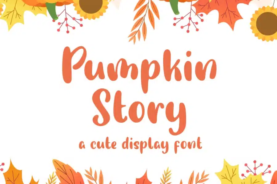 Pumpkin Story Pumpkin Font