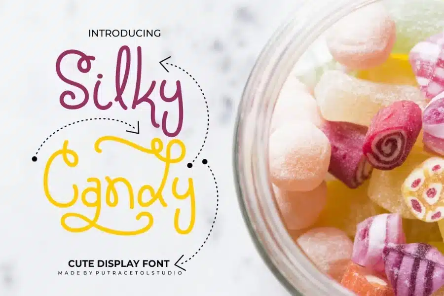 Silky Candy Candy Font