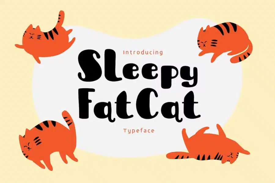 Sleepy Fat Cat Font