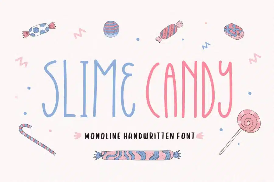 Slime Candy Candy Font