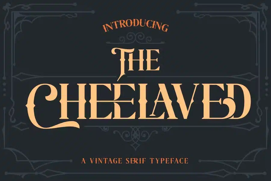 Cheelaved Certificate Font