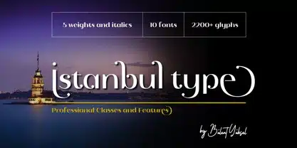 An istanbul Turkish Font