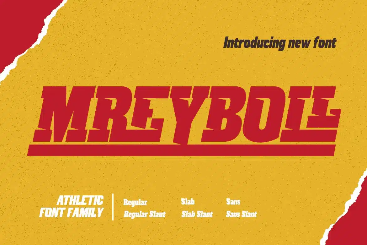 An athletic family Volleyball Font