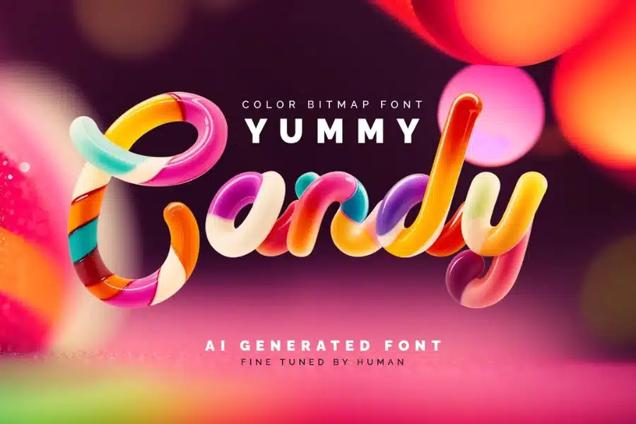 Yummy Candy Candy Font