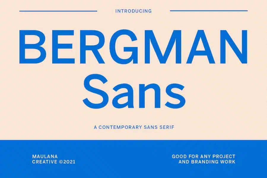 Bergman Sans Font Similar To Oswald