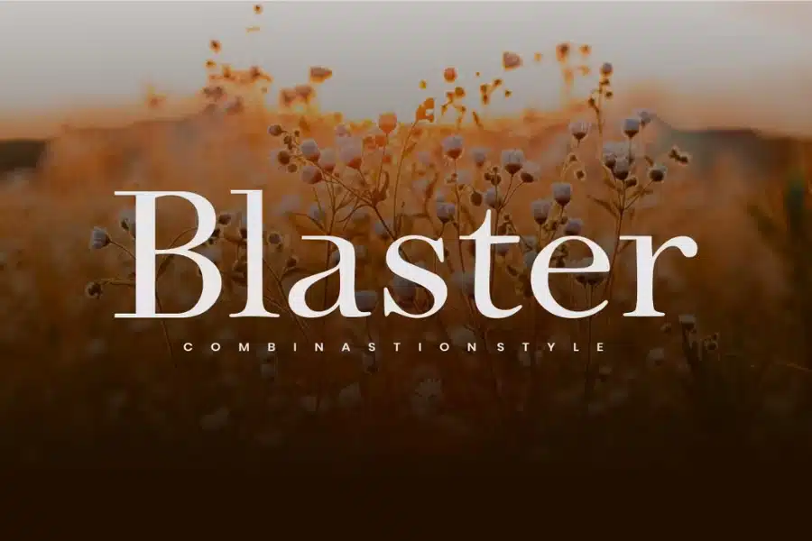 Blaster Font Similar To Baskerville