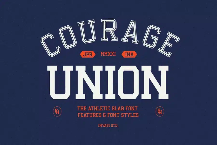 Courage Union Font Similar To Rockwell