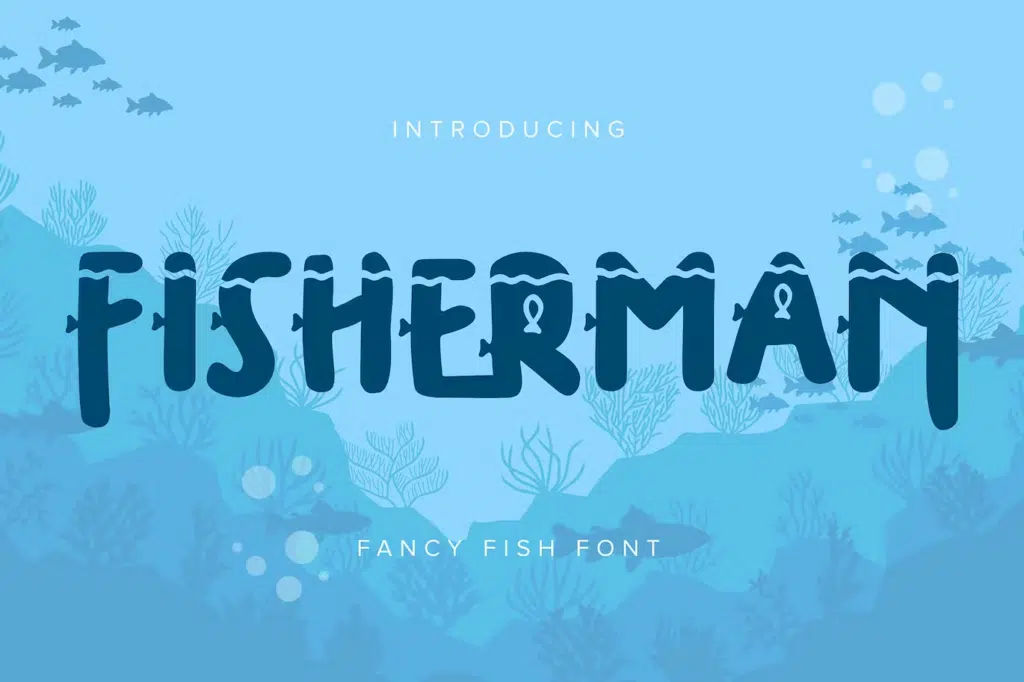 Fisherman - Fancy Fish Font