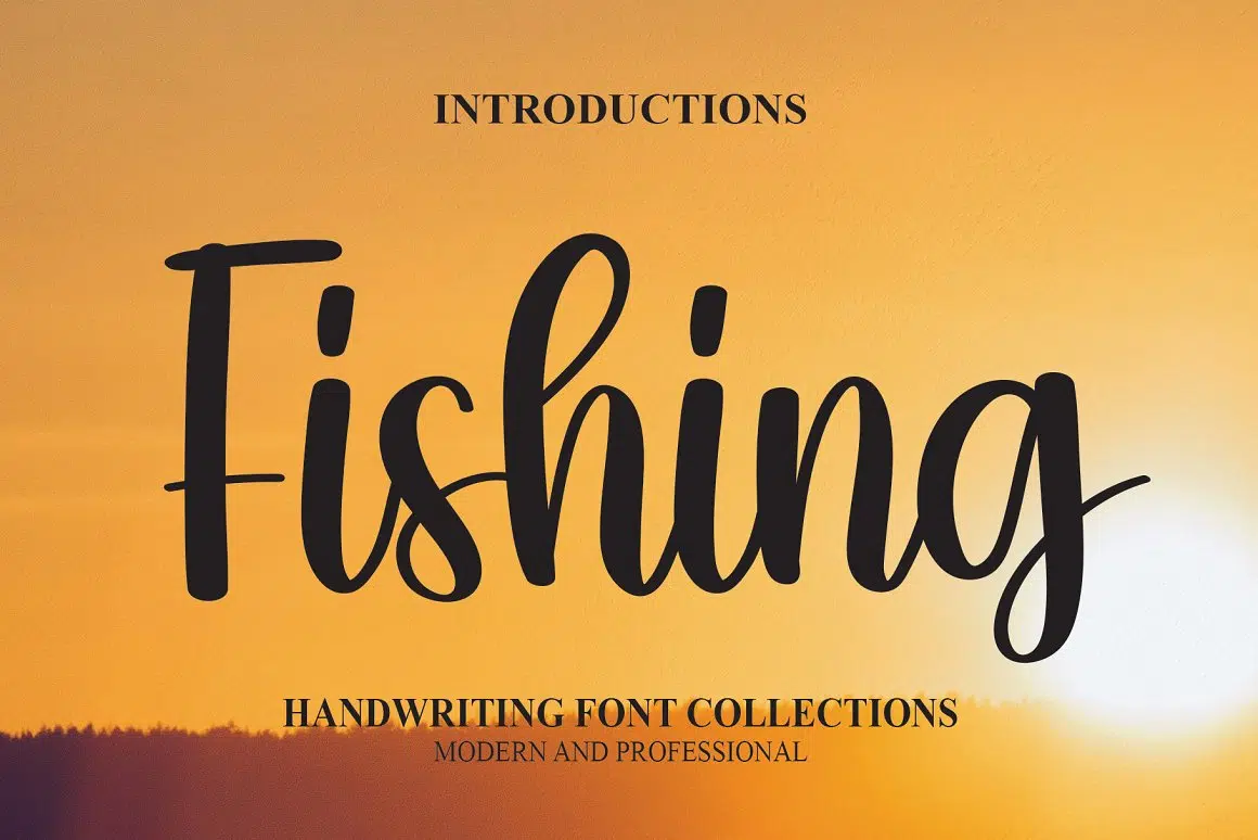 Fishing - Script Font