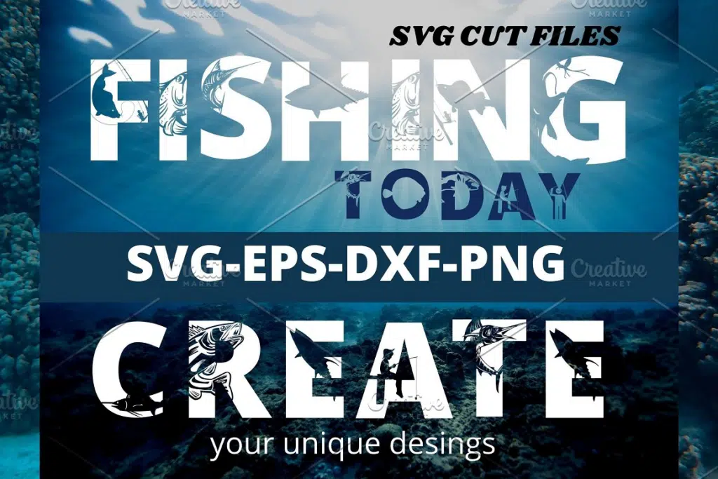 Fishing today, Display font