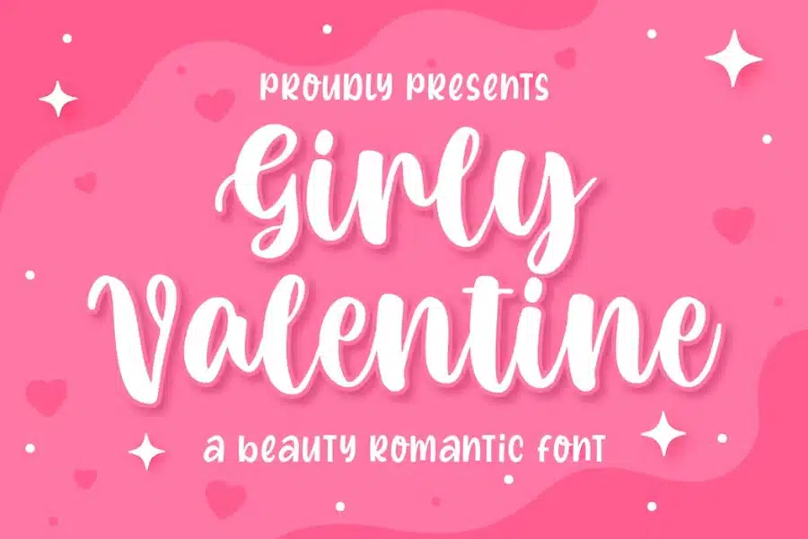 Girly Valentine Girly Font
