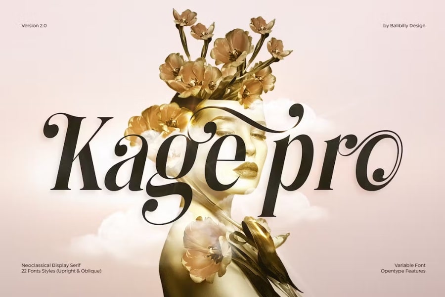 Kage Pro Font Similar To Bodoni