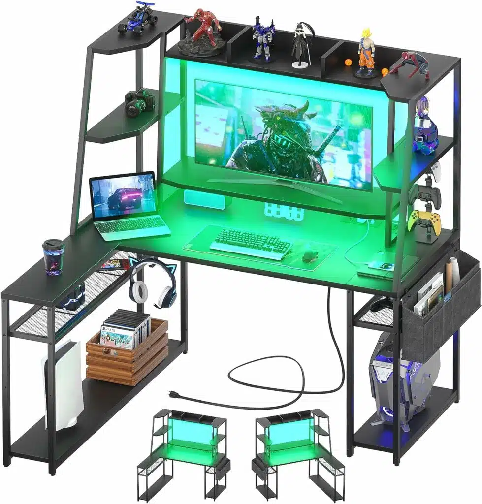 Armocity L Shaped Gaming Desk