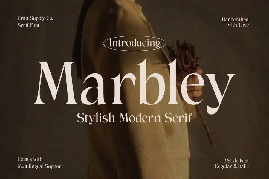 Marbley Font Similar To Baskerville