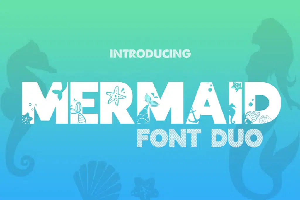 Mermaid Font Duo