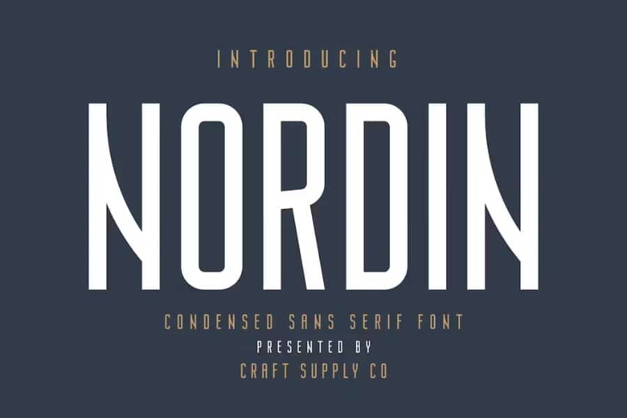 Nordin Font