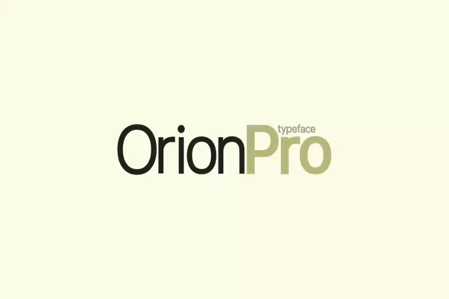 Orion Pro Font Similar To Lato
