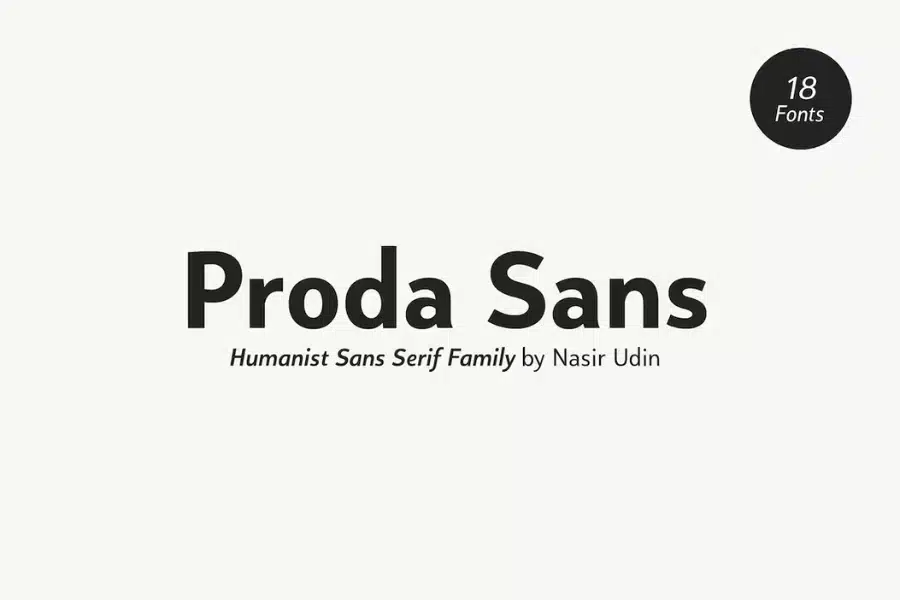 Proda Sans Font Similar To Lato