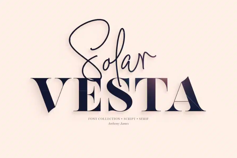 Solar Vesta Font Similar To Bodoni