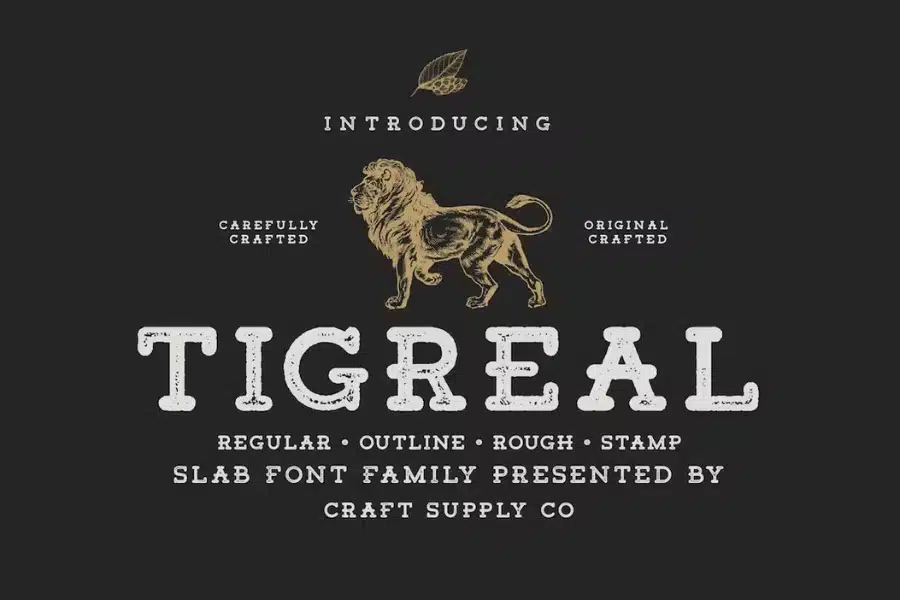 Tigreal Font Similar To Rockwell