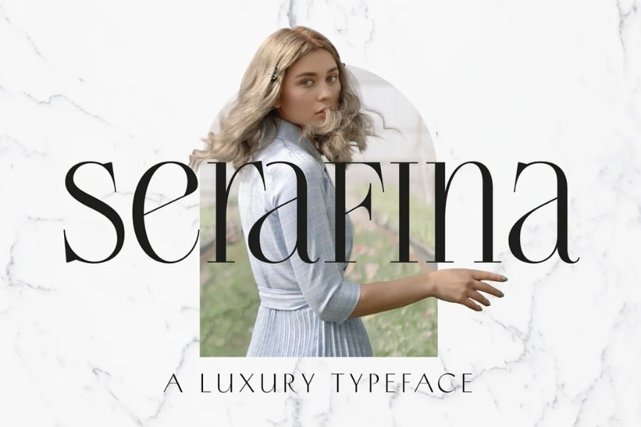 Serafina Font Similar To Bodoni