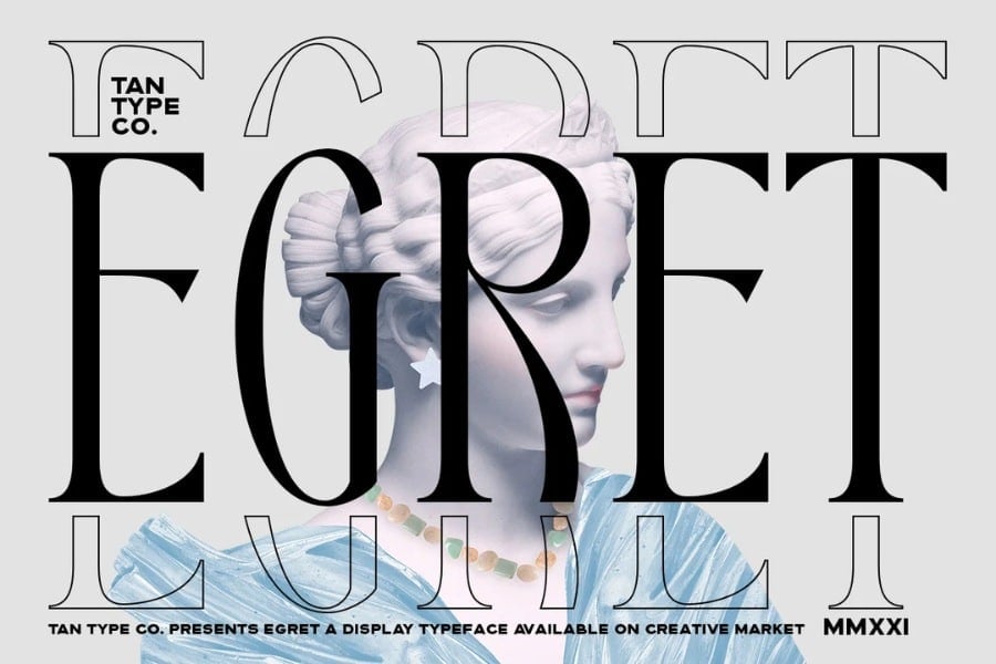Tan Egret Font Similar To Caslon
