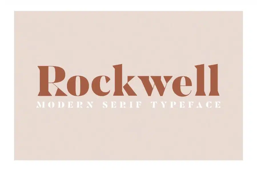 Rockwell Font Similar To Rockwell