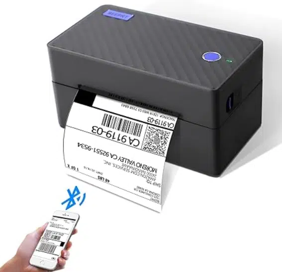OFFNOVA Wireless Shipping Label Printer, 200mm/s Bluetooth Thermal