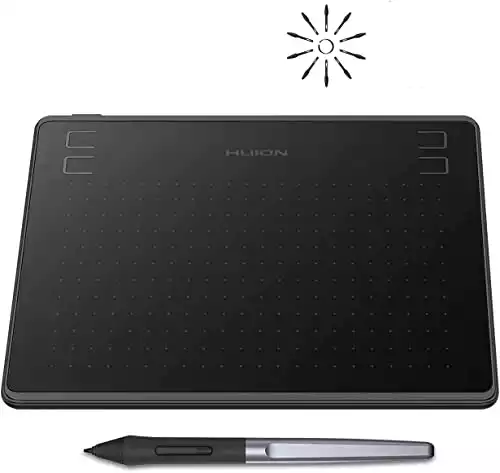 Drawing Tablet HUION HS64 Beginner Graphics Tablet
