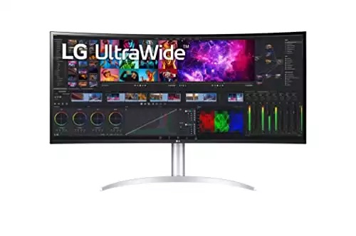 LG 40WP95C-W 40” UltraWide Curved WUHD Monitor