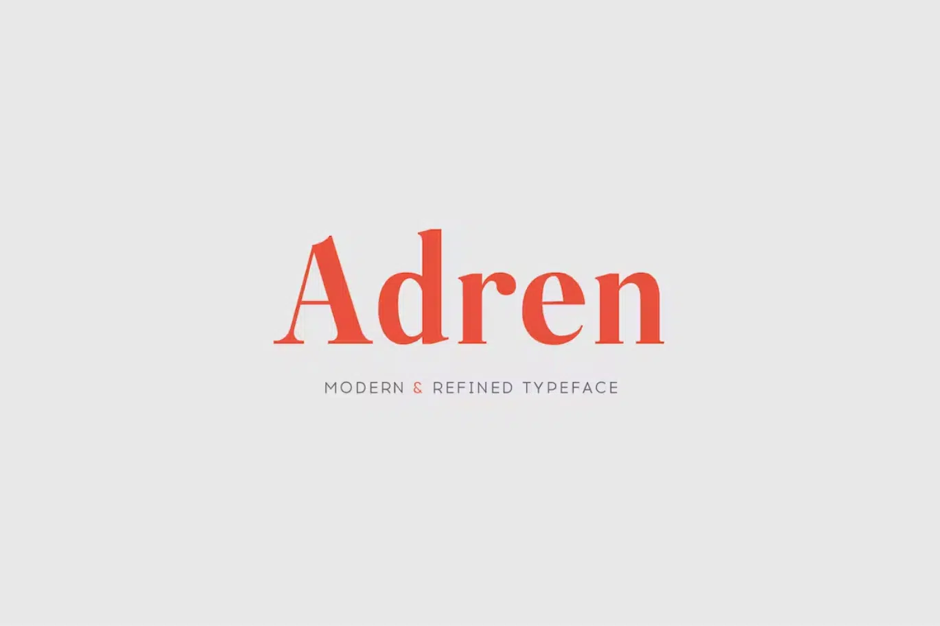 Aldren Font Similar To Georgia
