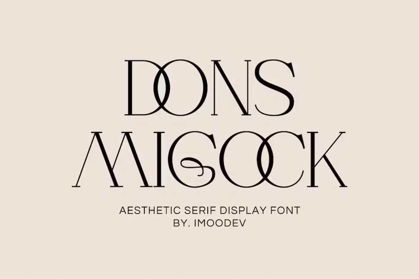Dons Migock Font