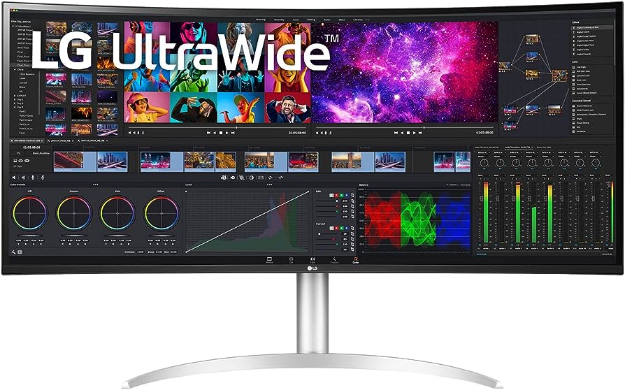 LG 40WP95C-W 40” UltraWide Curved WUHD Monitor best 5K monitor