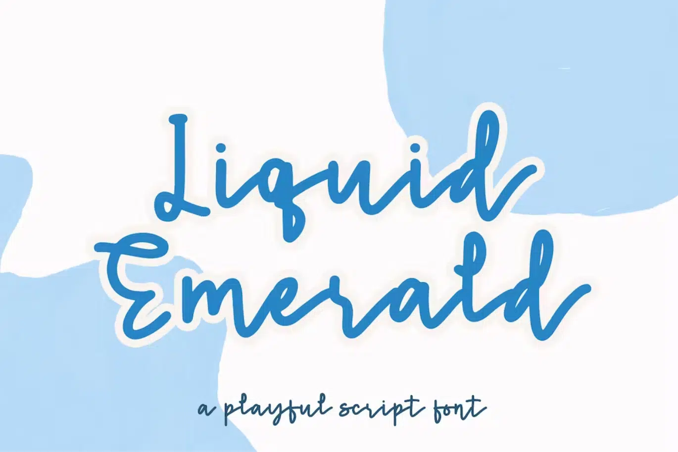 Liquid Emerald Liquid Font