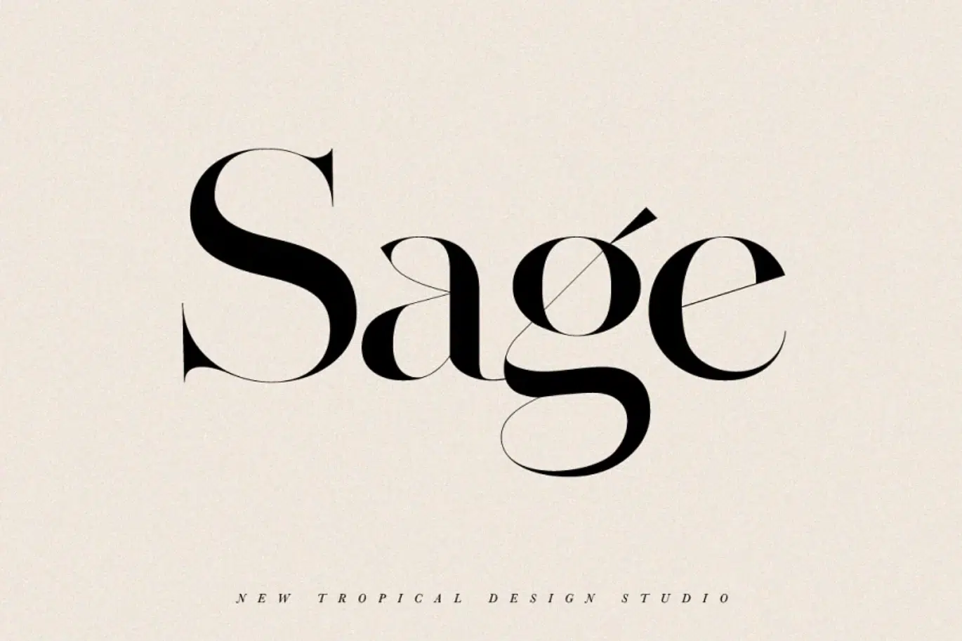 Sage Font Similar To Didot