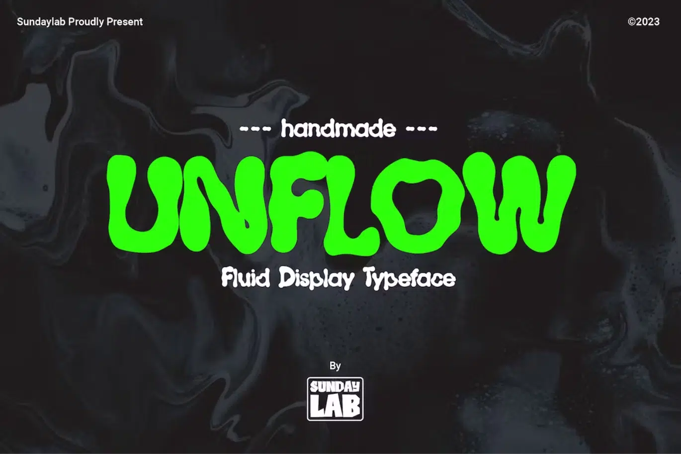 Unflow Liquid Font
