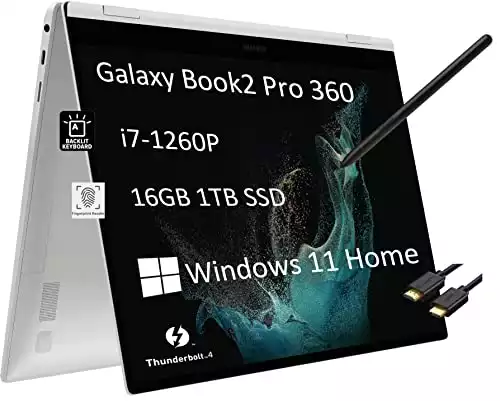 SAMSUNG Galaxy Book2 Pro 360 15.6" 2-in-1 Touchscreen