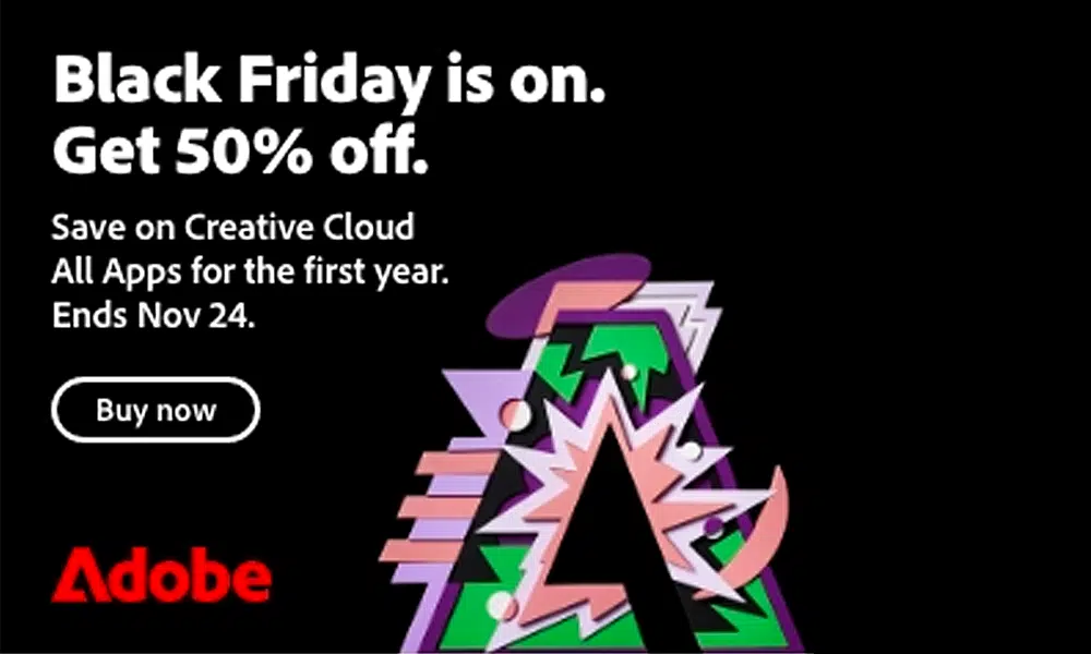 Adobe Black Friday 2023 — How to save 4070