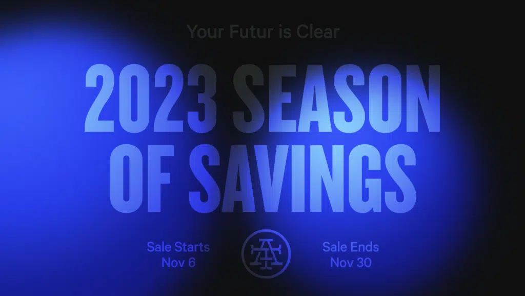 the futur black friday sale - season of savings