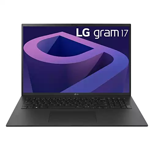 LG gram 17Z90Q Ultra Lightweight Laptop.