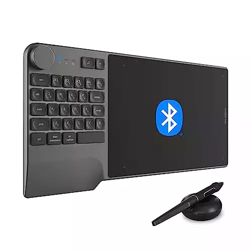HUION Inspiroy Keydial KD200 Bluetooth Graphic Tablet