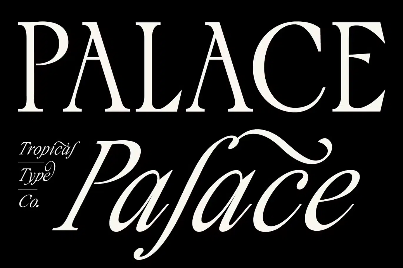 Palace Serif Font