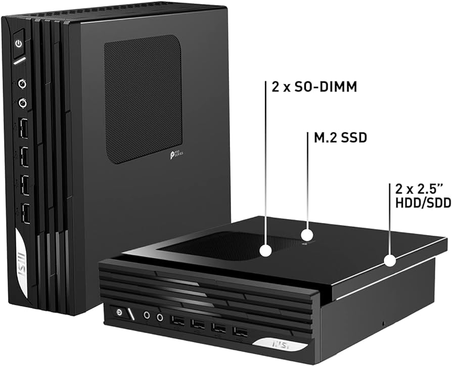 MSI PRO DP21 12M-407US Mini PC Business Desktop