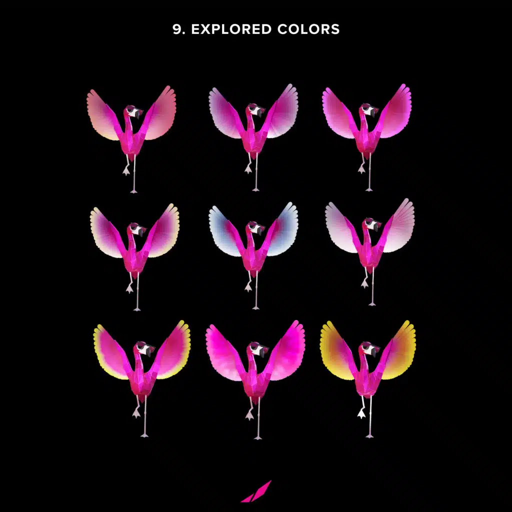 flamingo color exploration