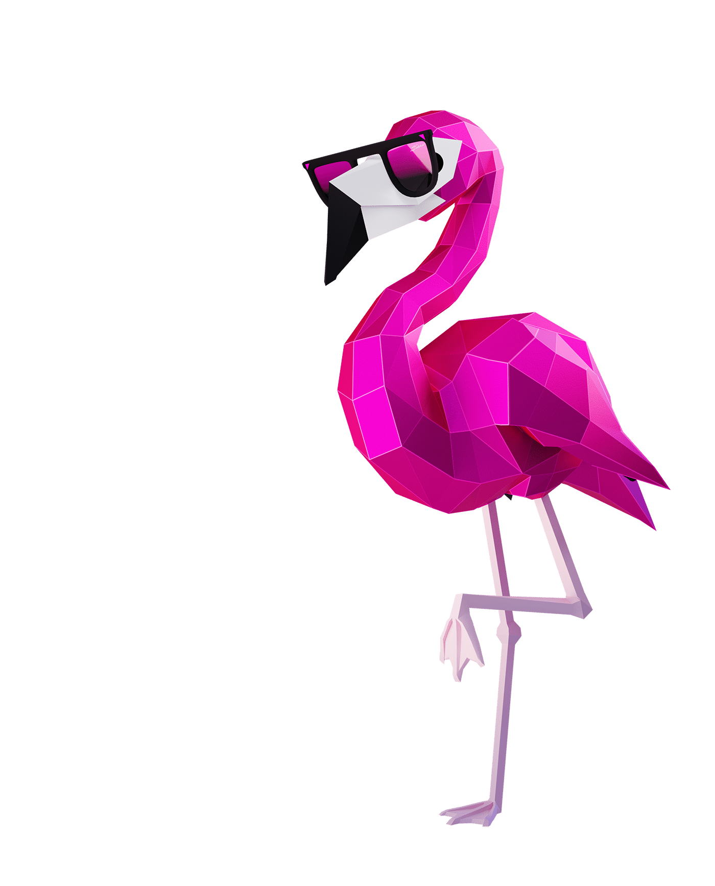 Flamingo wink