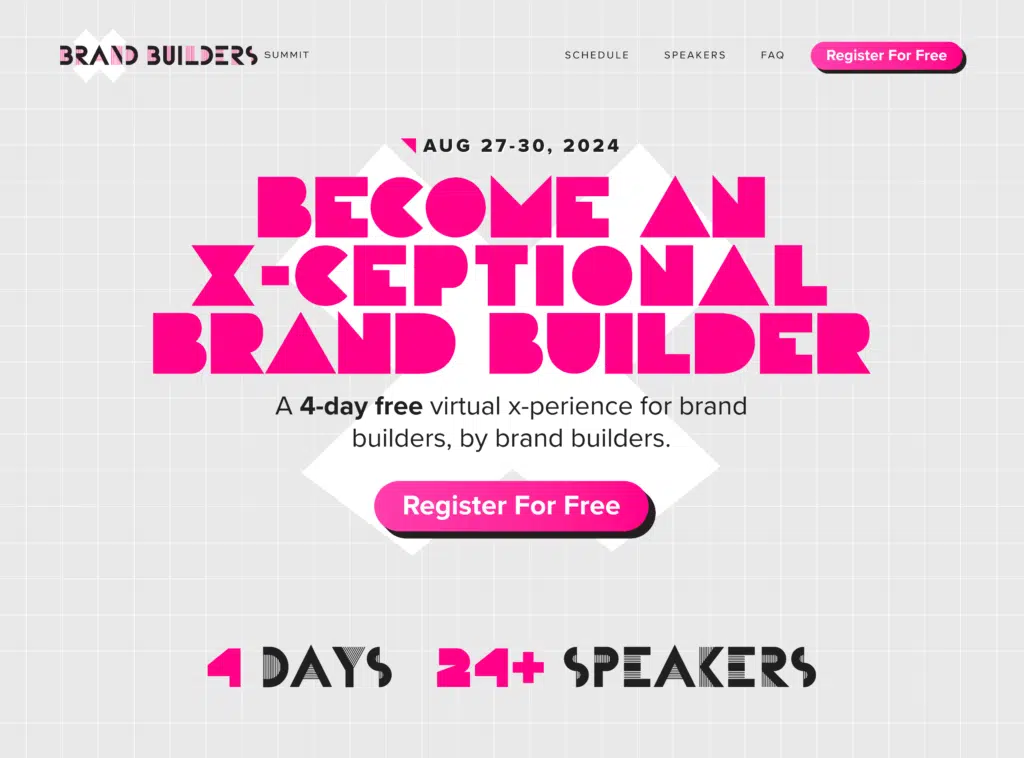 Brand Builders Summit Website